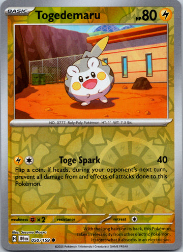Togedemaru [050/159] [Journey Together] Reverse Holofoil