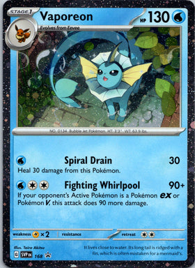 Vaporeon - [168] [Scarlet & Violet Promo Cards] Holofoil
