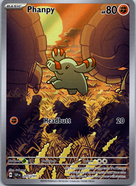 Phanpy [205/191] - (Surging Sparks) Holofoil
