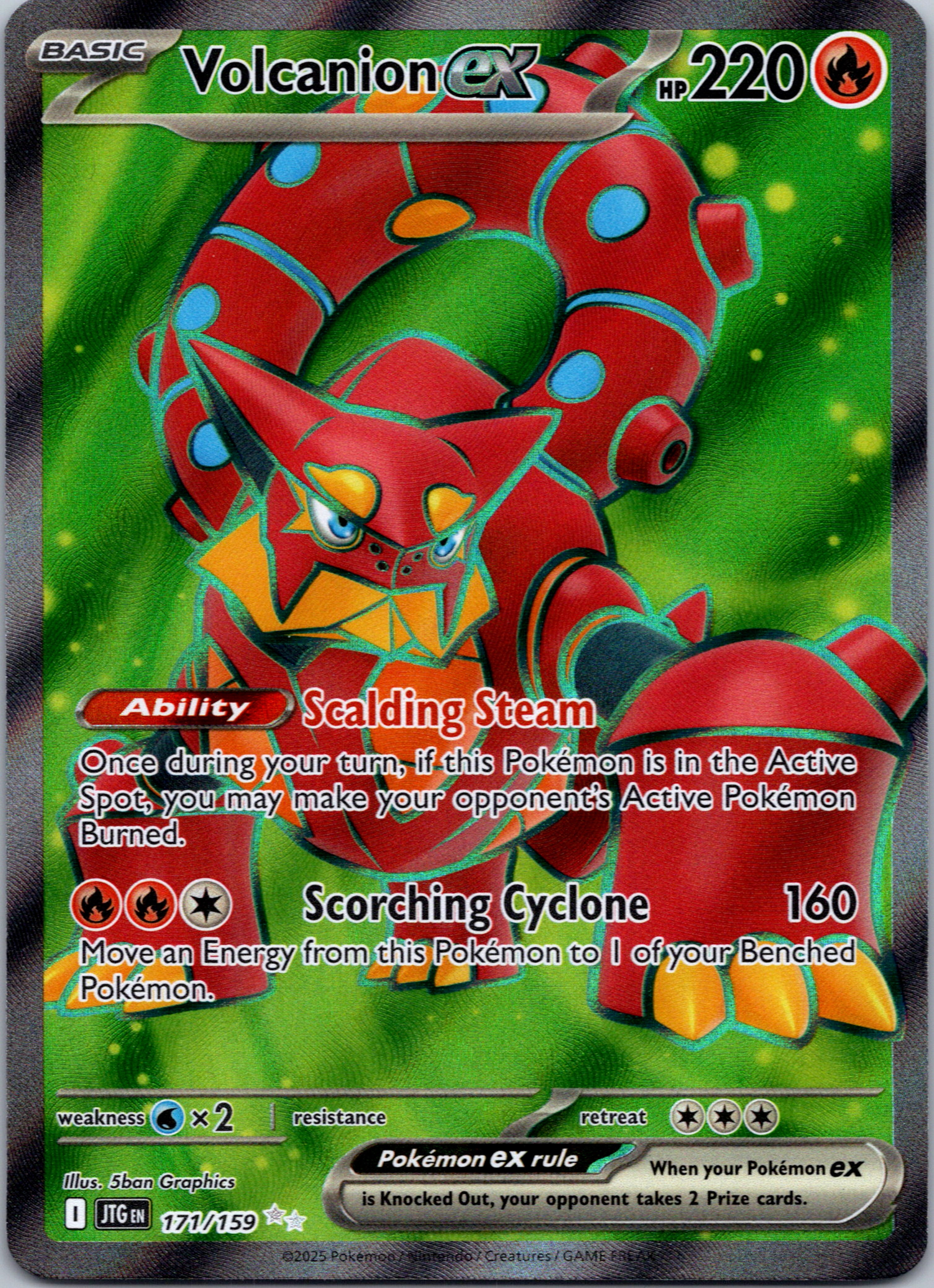 Volcanion ex [171/159] [Journey Together] Holofoil