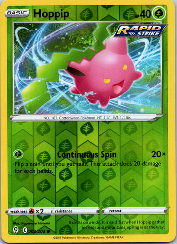 Hoppip [002/203] [Evolving Skies] Reverse Holofoil