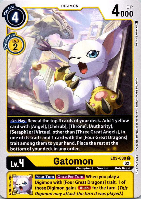 Gatomon [EX3-030] [Revision Pack Cards] Normal