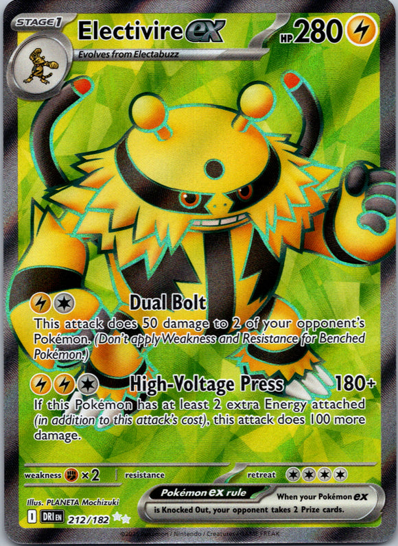 Electivire ex - 212/182 [212/182] [Destined Rivals] Holofoil