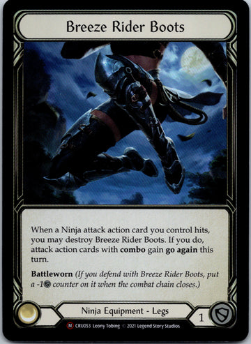 Breeze Rider Boots (Rainbow Foil) [CRU053-RF] Unlimited Rainbow Foil