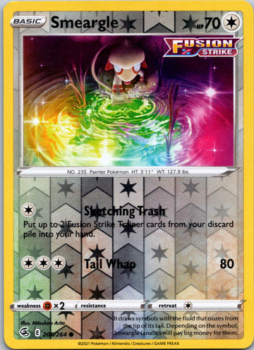 Smeargle [209/264] [Fusion Strike] Reverse Holofoil