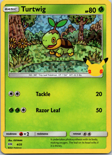 Turtwig [4/25] - McDonalds Collection 2021 Holofoil
