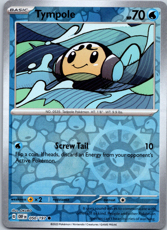 Tympole [050/197] [Obsidian Flames] Reverse Holofoil
