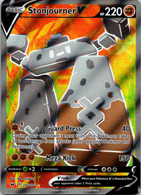 Stonjourner V (Full Art) (193/202) [SWSH01: Sword & Shield Base Set]
