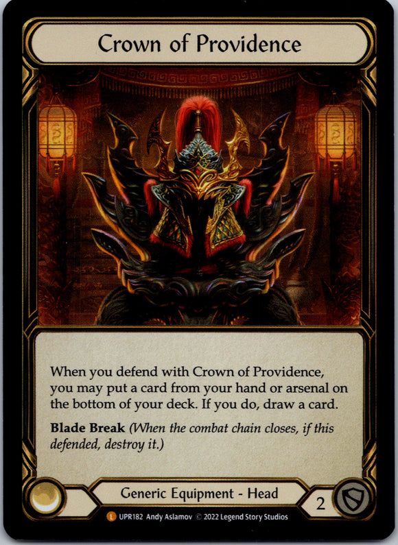 Crown of Providence [UPR182] (Uprising)  Rainbow Foil