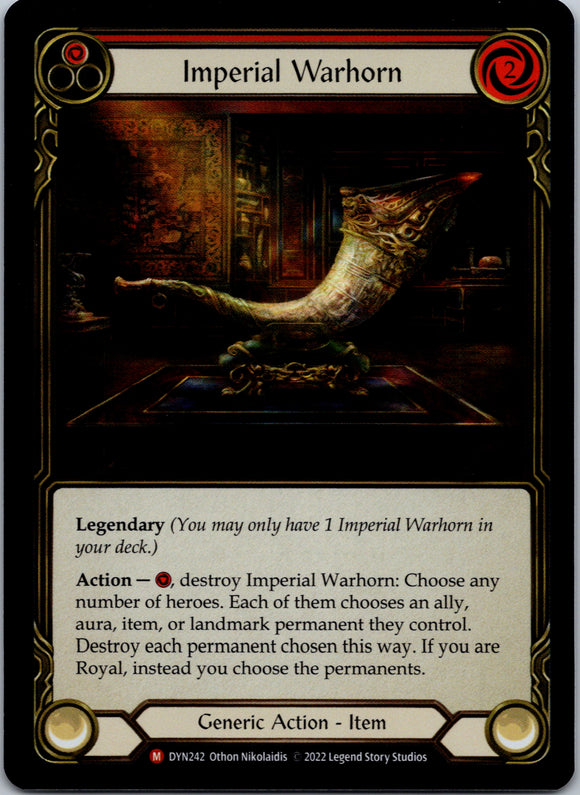 Imperial Warhorn [DYN242] (Dynasty)  Rainbow Foil