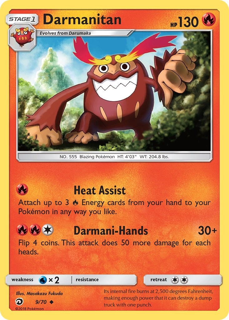 Darmanitan [9/70] [Dragon Majesty] Reverse Holofoil
