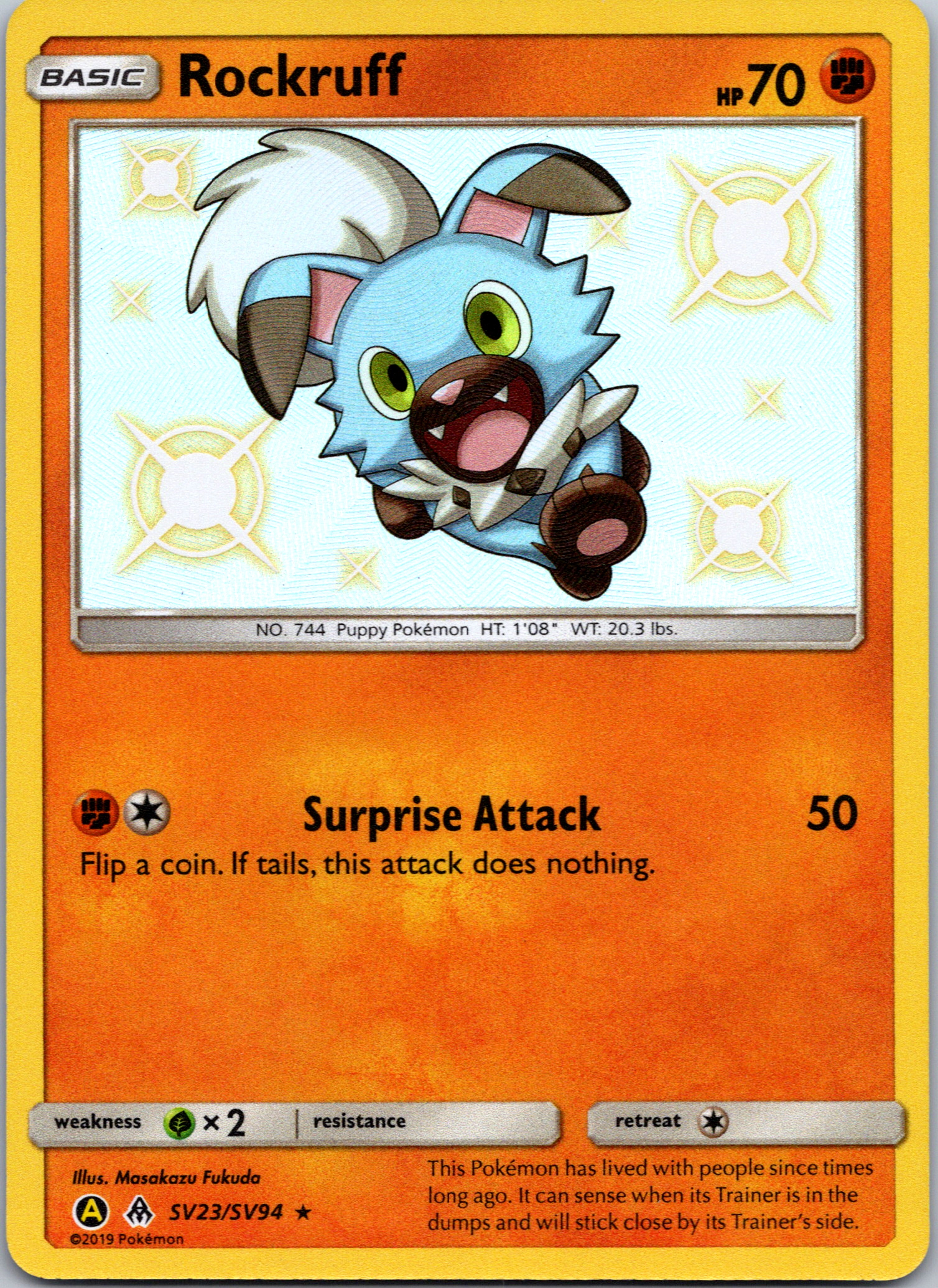 Rockruff (SV23/SV94) [Hidden Fates: Shiny Vault]
