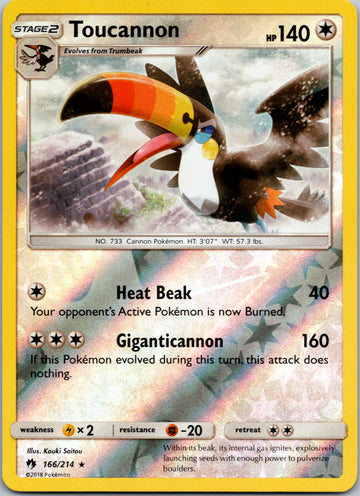 Toucannon [166/214] [Lost Thunder] Reverse Holofoil