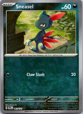 Sneasel (Master Ball Pattern) [061/131] - (Prismatic Evolutions) Holofoil