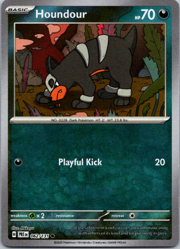 Houndour (Master Ball Pattern) [062/131] - (Prismatic Evolutions) Holofoil