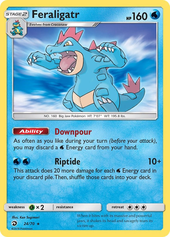 Feraligatr [24/70] [Dragon Majesty] Reverse Holofoil