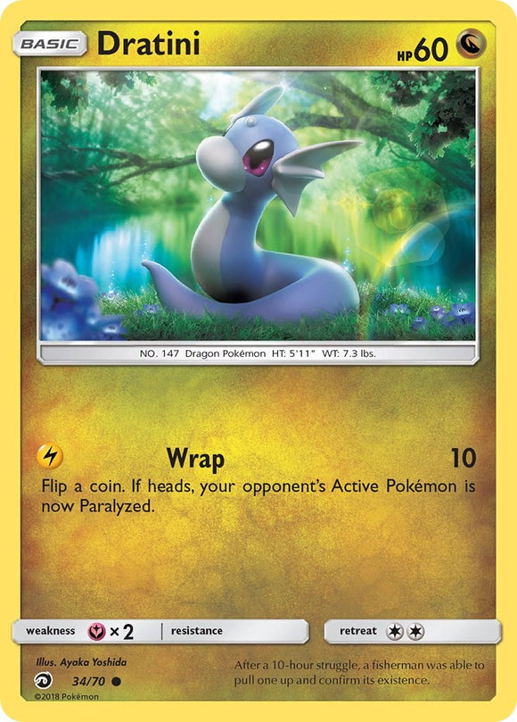 Dratini [34/70] [Dragon Majesty] Reverse Holofoil
