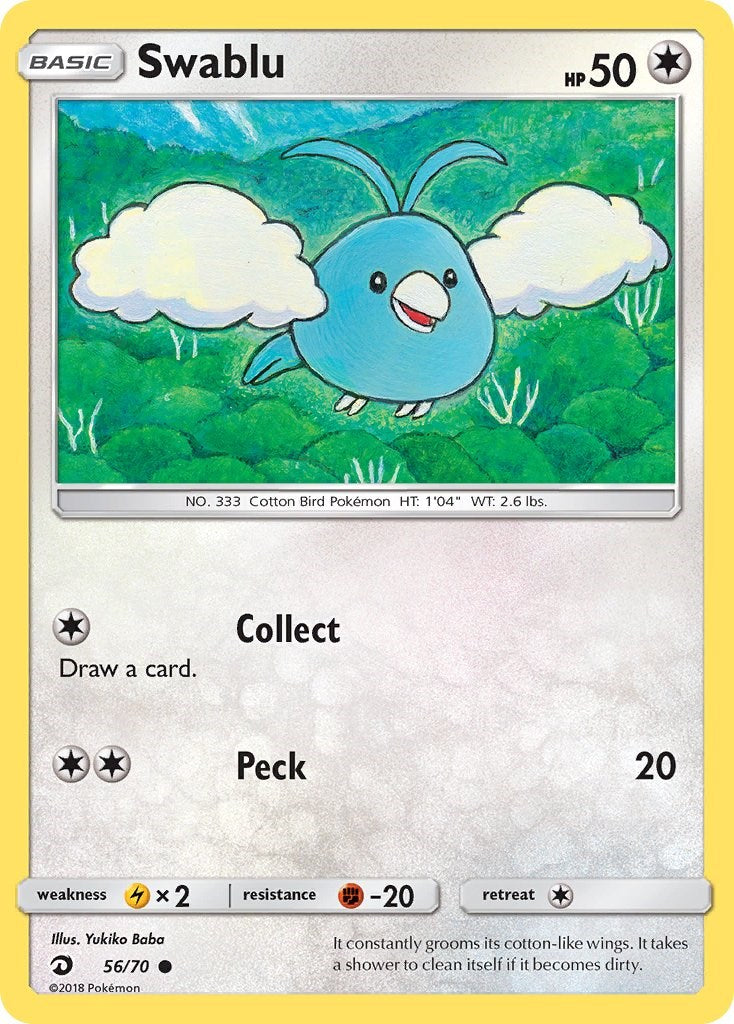 Swablu (56) [56/70] [Dragon Majesty] Reverse Holofoil