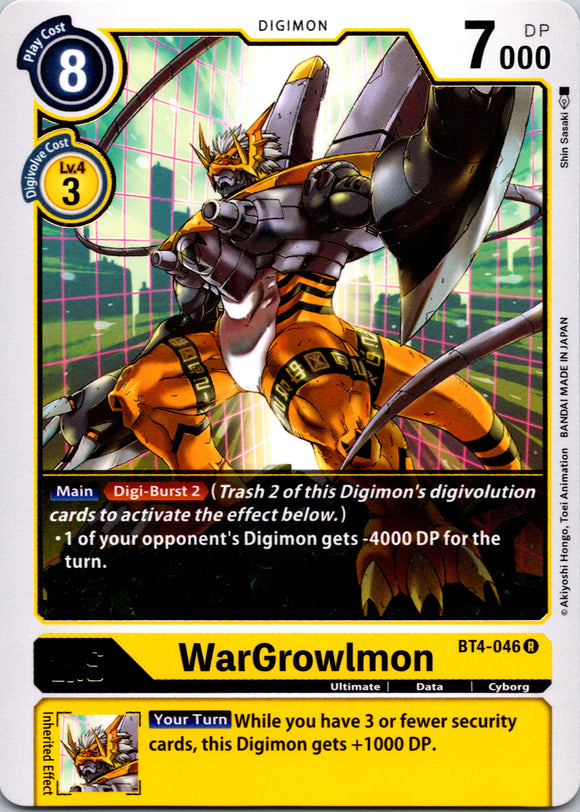 WarGrowlmon [BT4-046] [Great Legend] Normal