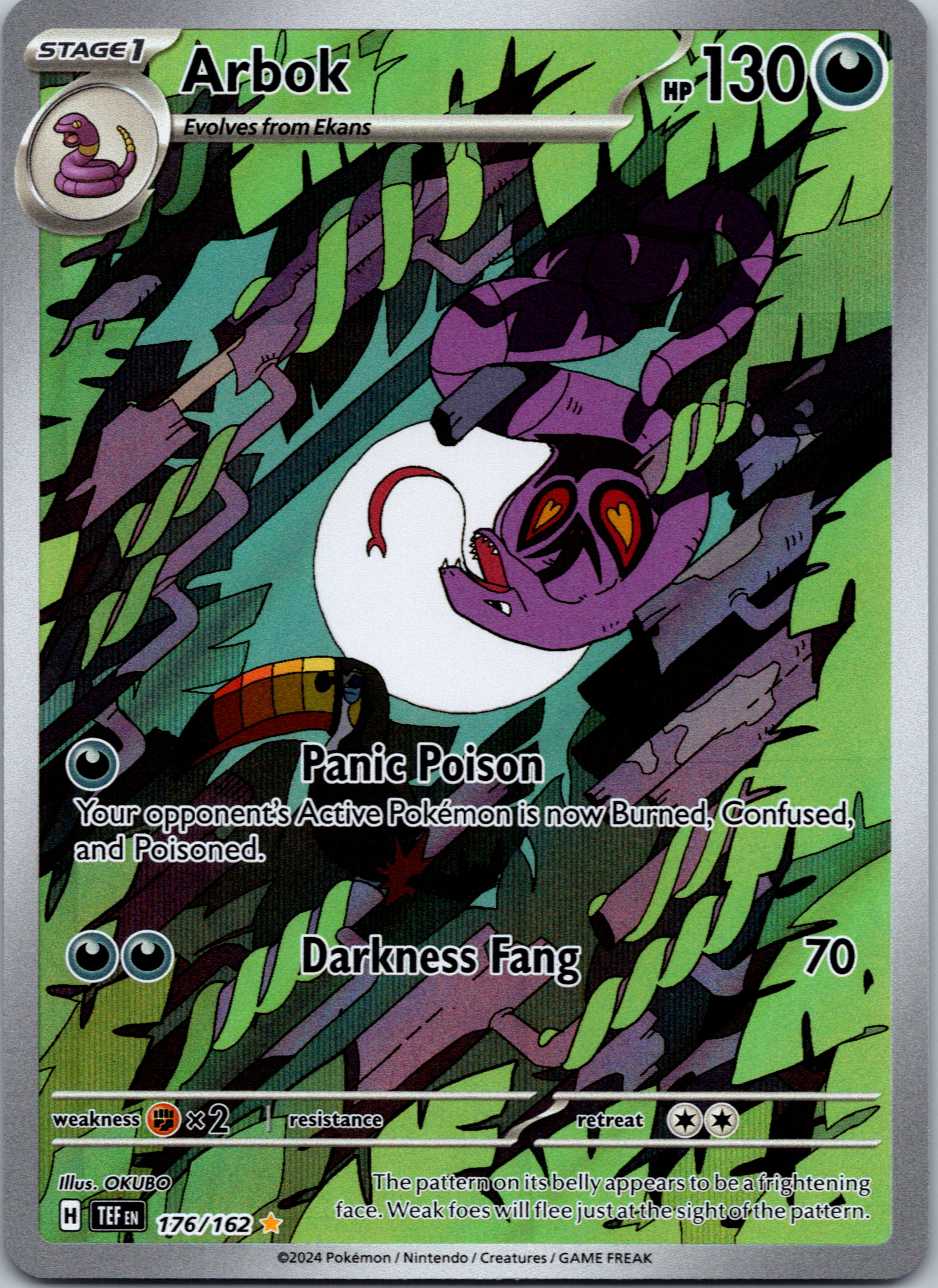 Arbok [176/162] - (Temporal Forces) Holofoil