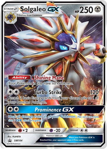 Solgaleo GX - SM104 [SM104] [SM Promos] Holofoil