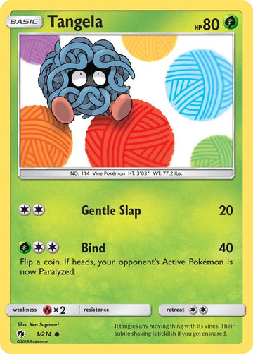 Tangela [1/214] [SM - Lost Thunder] Reverse Holofoil