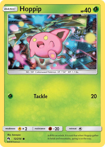 Hoppip (12) [12/214] [SM - Lost Thunder] Reverse Holofoil