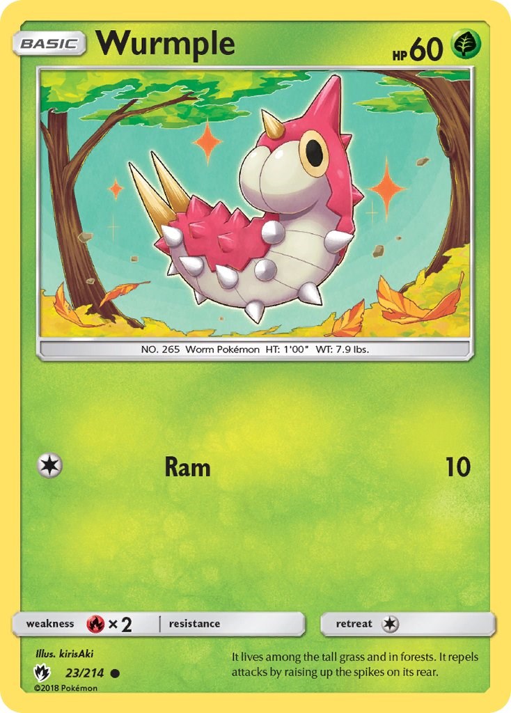 Wurmple (23) [23/214] [SM - Lost Thunder] Reverse Holofoil