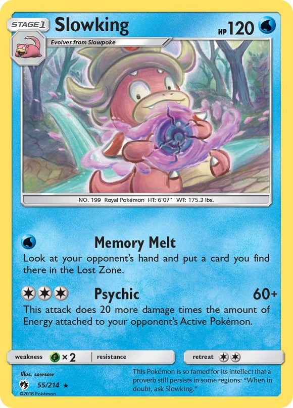 Slowking [55/214] [SM - Lost Thunder] Reverse Holofoil