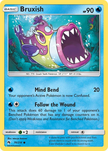 Bruxish (070/214) [Sun & Moon: Lost Thunder]