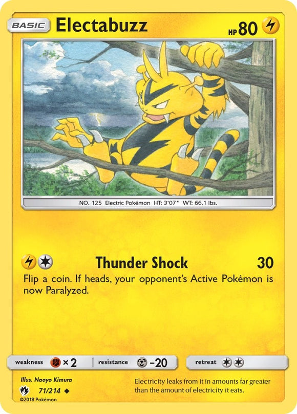 Electabuzz (071/214) [Sun & Moon: Lost Thunder]