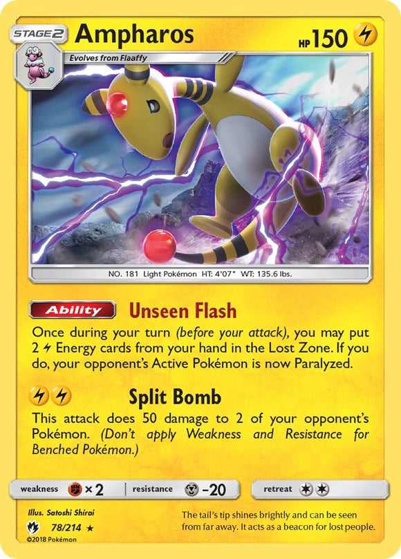 Ampharos (078/214) [Sun & Moon: Lost Thunder]