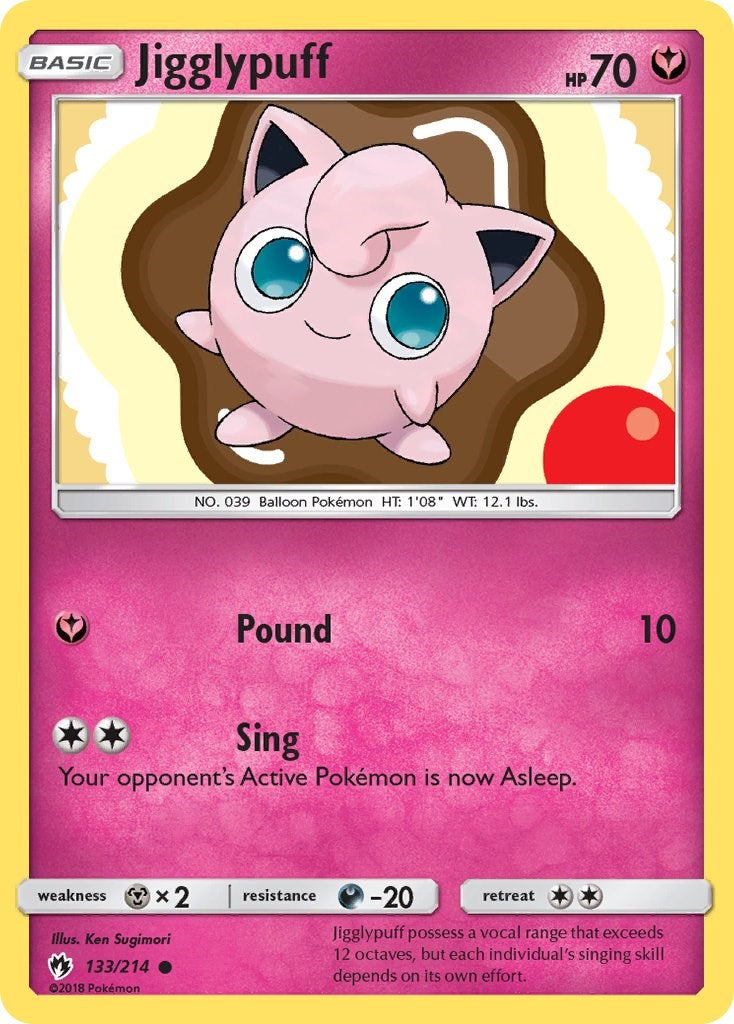 Jigglypuff [133/214] [SM - Lost Thunder] Reverse Holofoil