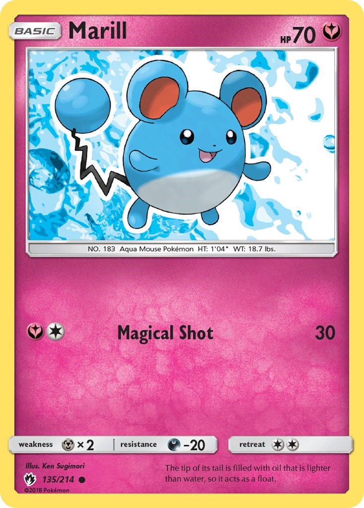 Marill [135/214] [SM - Lost Thunder] Reverse Holofoil