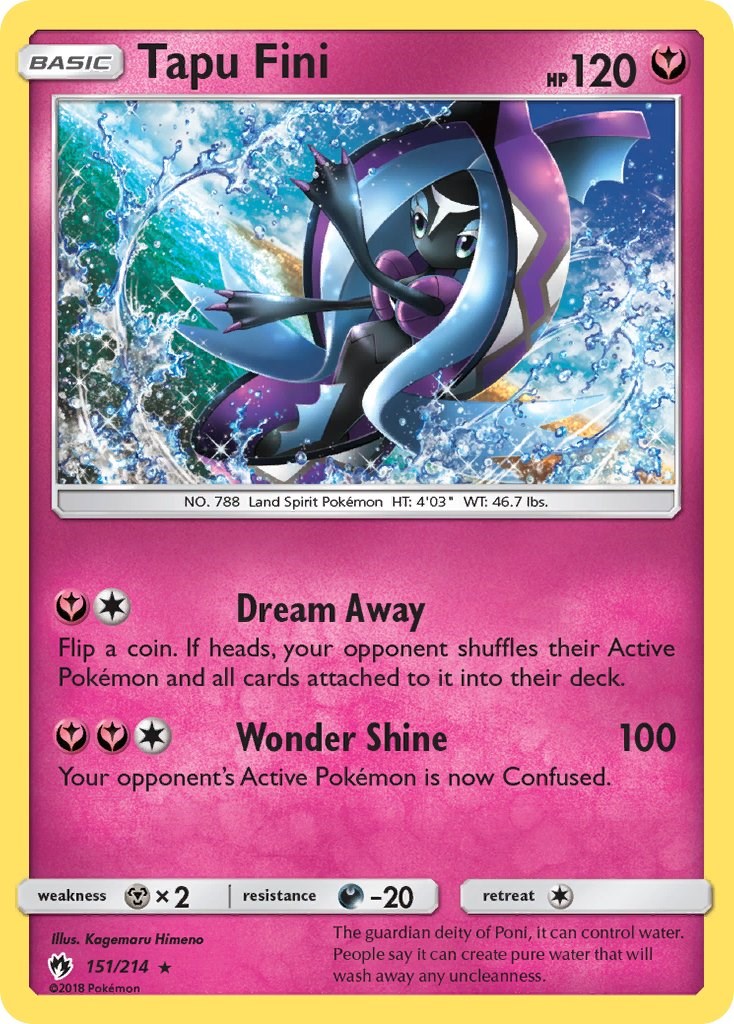 Tapu Fini [151/214] [SM - Lost Thunder] Reverse Holofoil