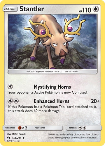 Stantler [156/214] [SM - Lost Thunder] Reverse Holofoil