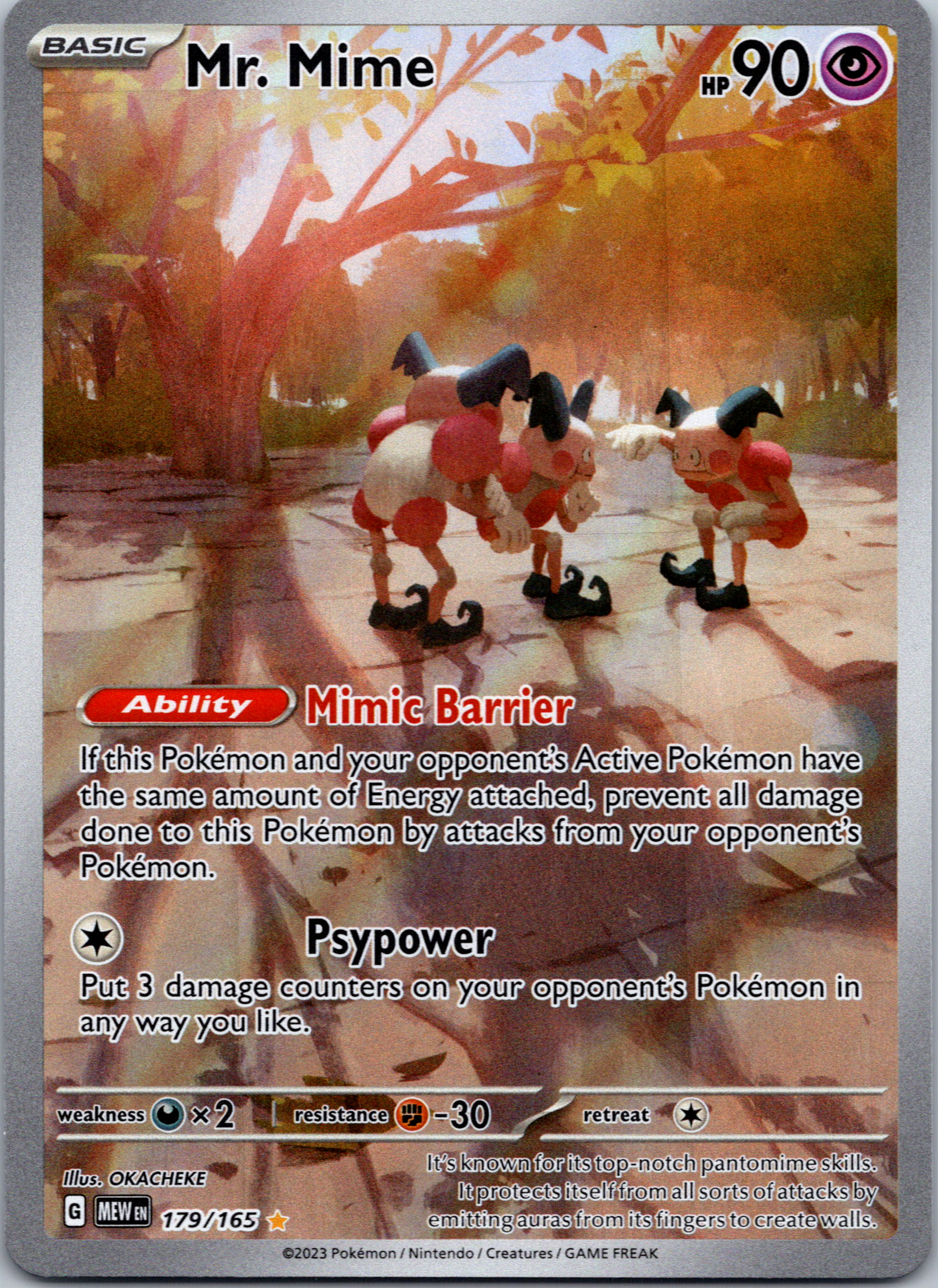 Mr. Mime (179/165) [Scarlet & Violet:  151] Holofoil