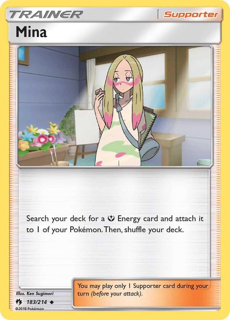 Mina [183/214] [SM - Lost Thunder] Reverse Holofoil