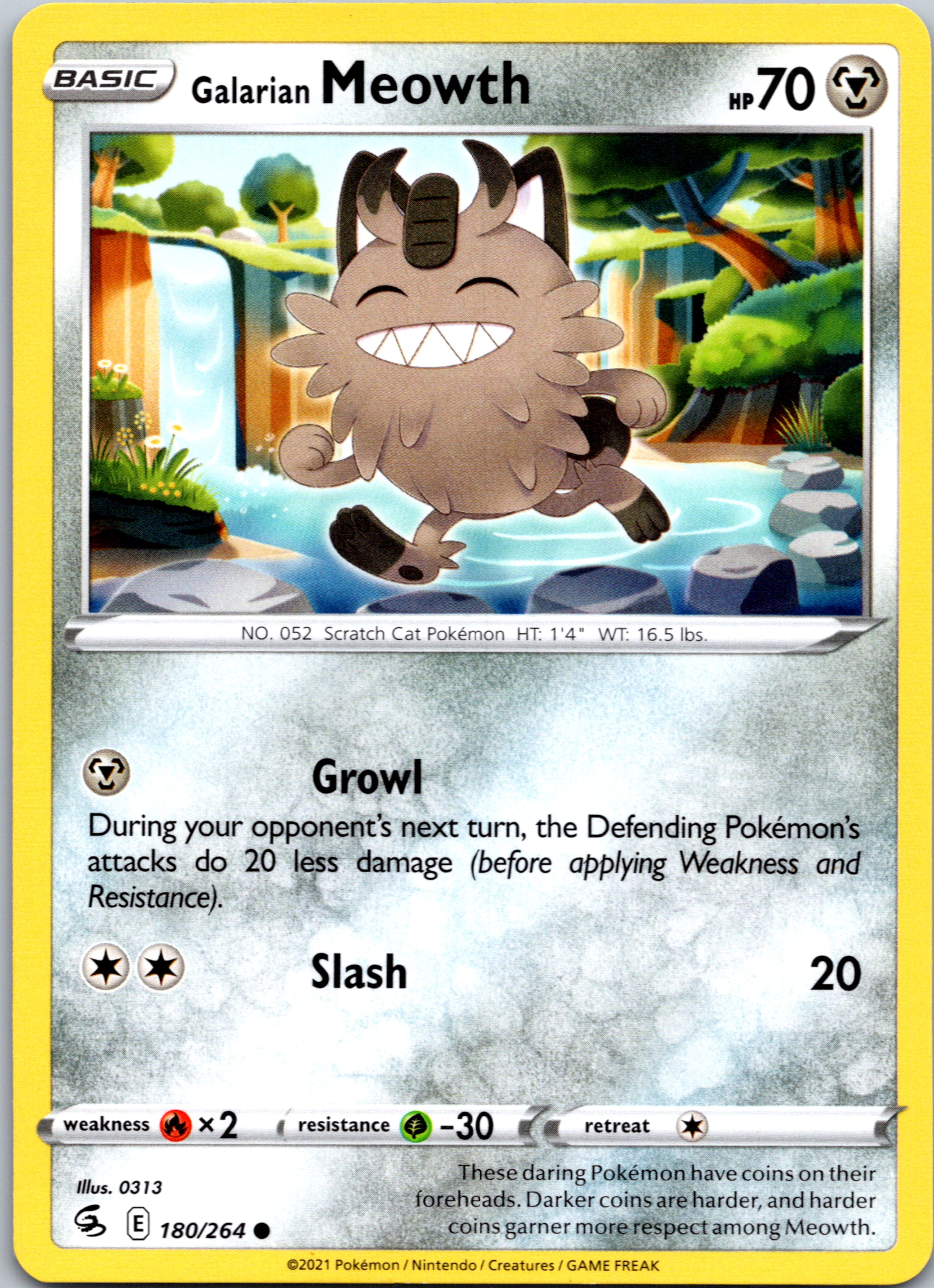 Galarian Meowth (180/264) [Sword & Shield: Fusion Strike]