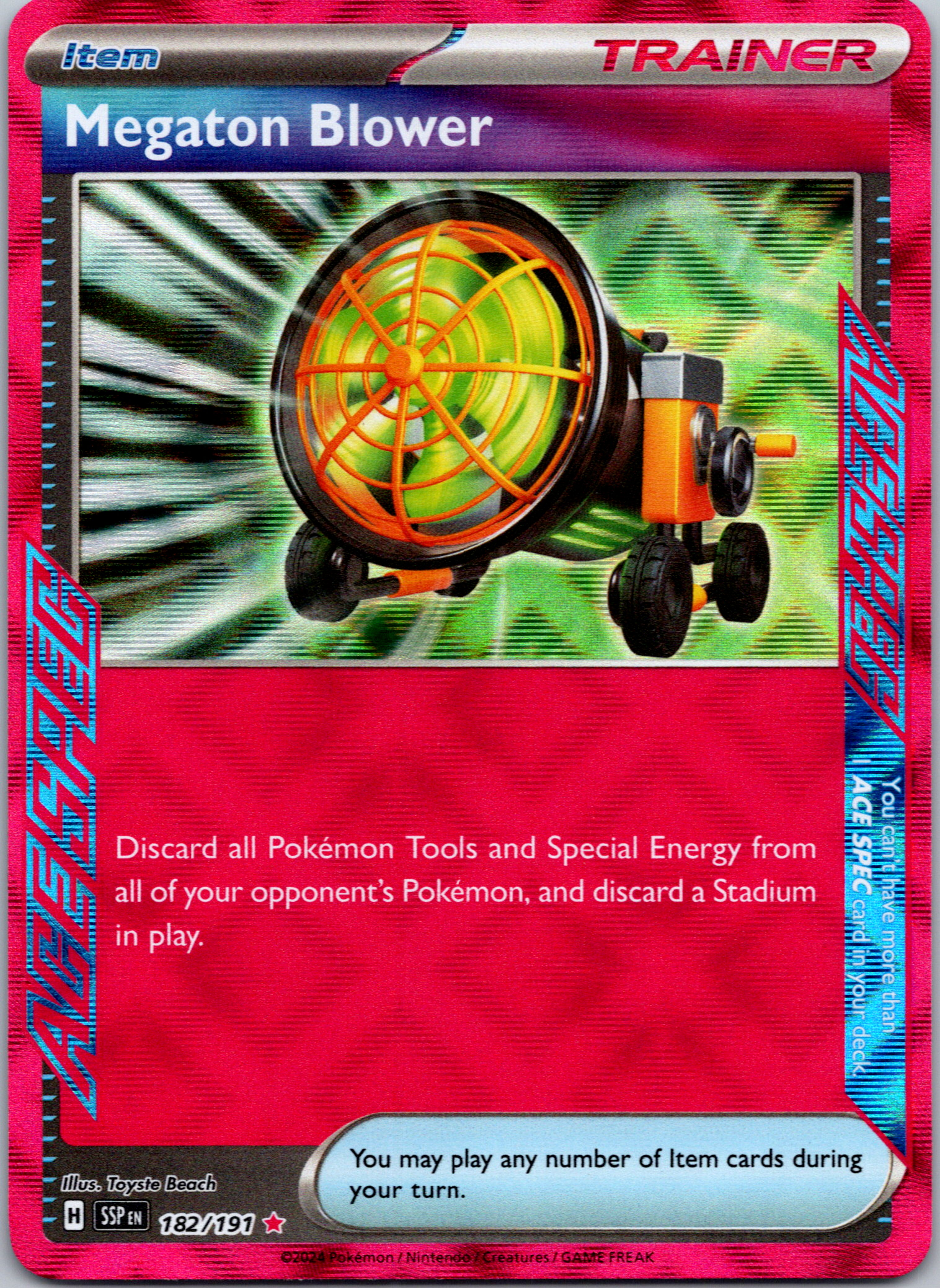 Megaton Blower [182/191] - (Surging Sparks) Holofoil