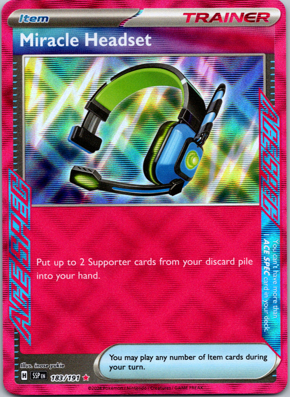 Miracle Headset [183/191] - (Surging Sparks) Holofoil