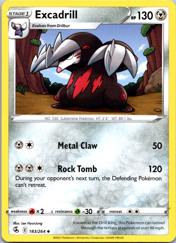Excadrill (183/264) [Sword & Shield: Fusion Strike]