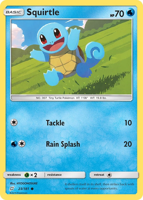Squirtle (23) [23/181] [SM - Team Up] Reverse Holofoil