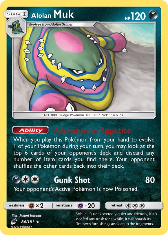 Alolan Muk [84/181] [SM - Team Up] Reverse Holofoil