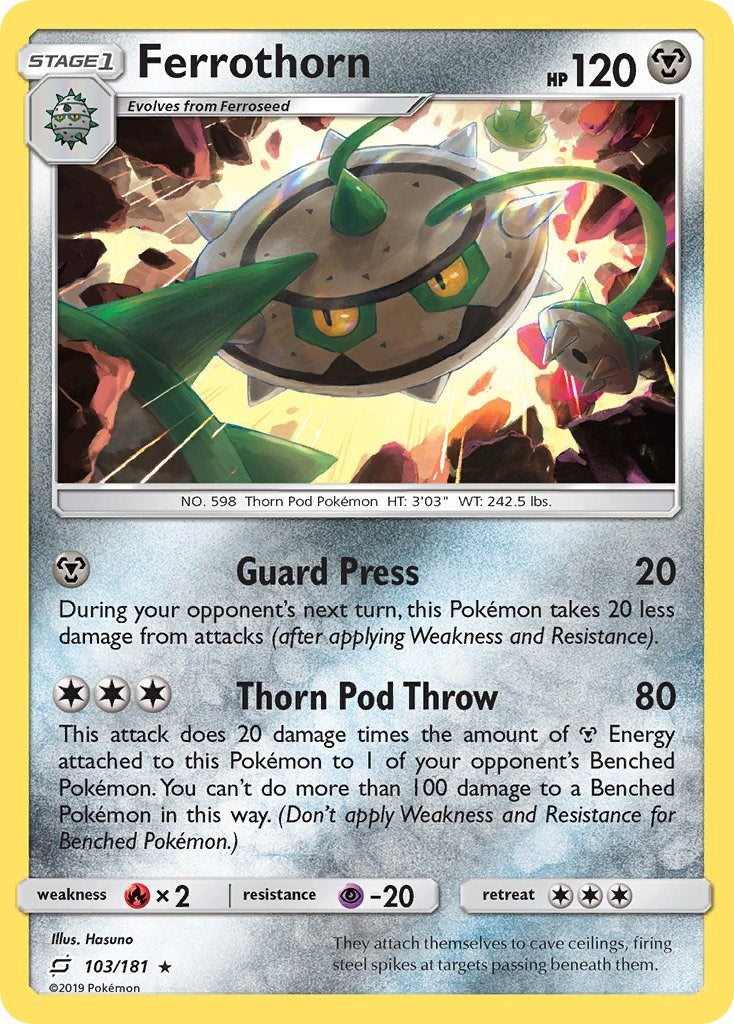 Ferrothorn [103/181] [SM - Team Up] Reverse Holofoil