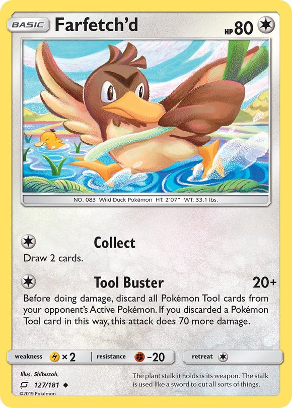 Farfetch'd [127/181] [SM - Team Up] Reverse Holofoil