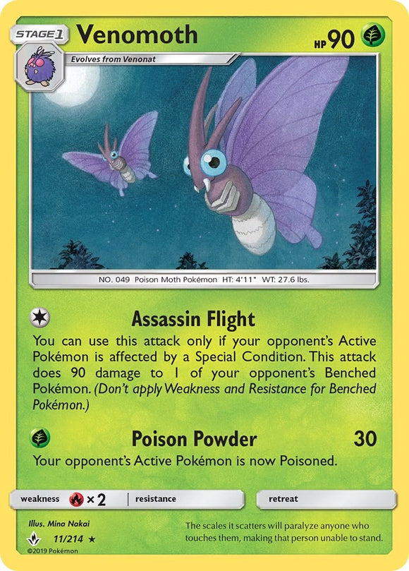 Venomoth (011/214) [Sun & Moon: Unbroken Bonds]