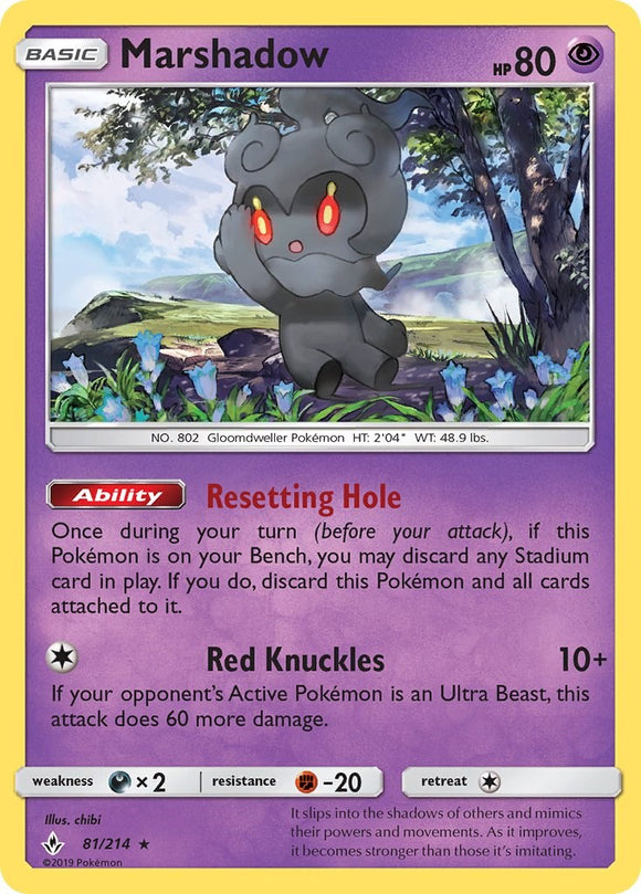 Marshadow [81/214] [Unbroken Bonds] Reverse Holofoil