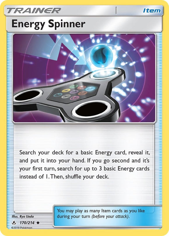 Energy Spinner [170/214] [Unbroken Bonds] Reverse Holofoil