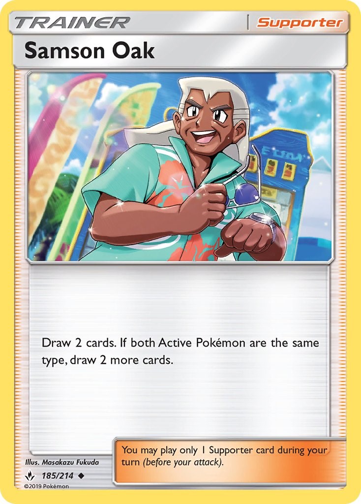 Samson Oak [185/214] [Unbroken Bonds] Reverse Holofoil